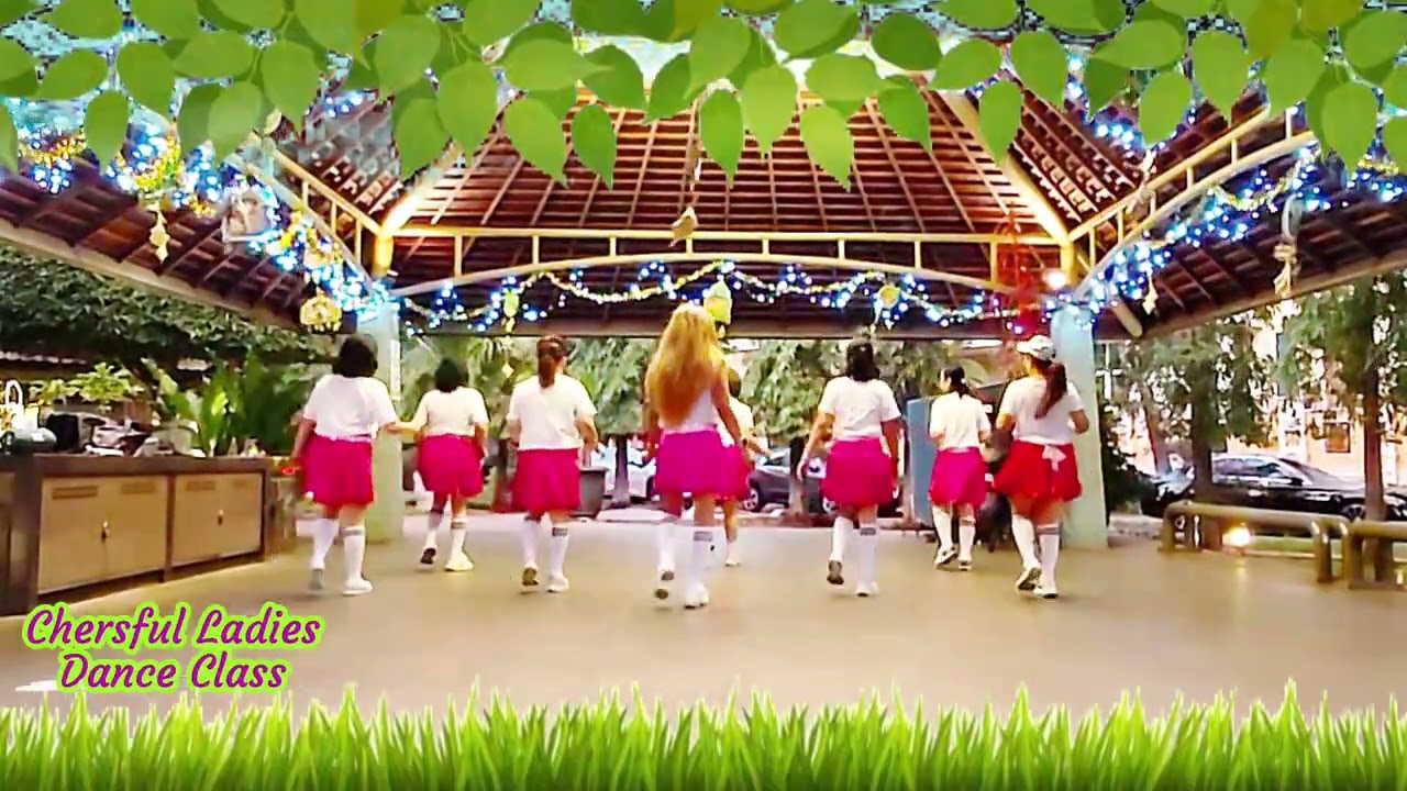 Zoo Line Dance||Demo by Tayuka Karamoy & Chersful Ladies Dance Class