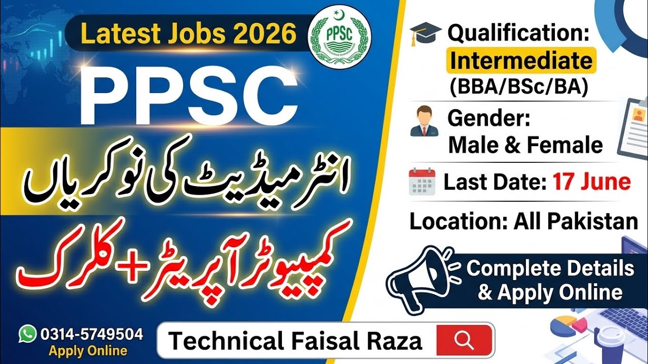 PPSC Jobs 2026 | How To Apply Online | Complete Details