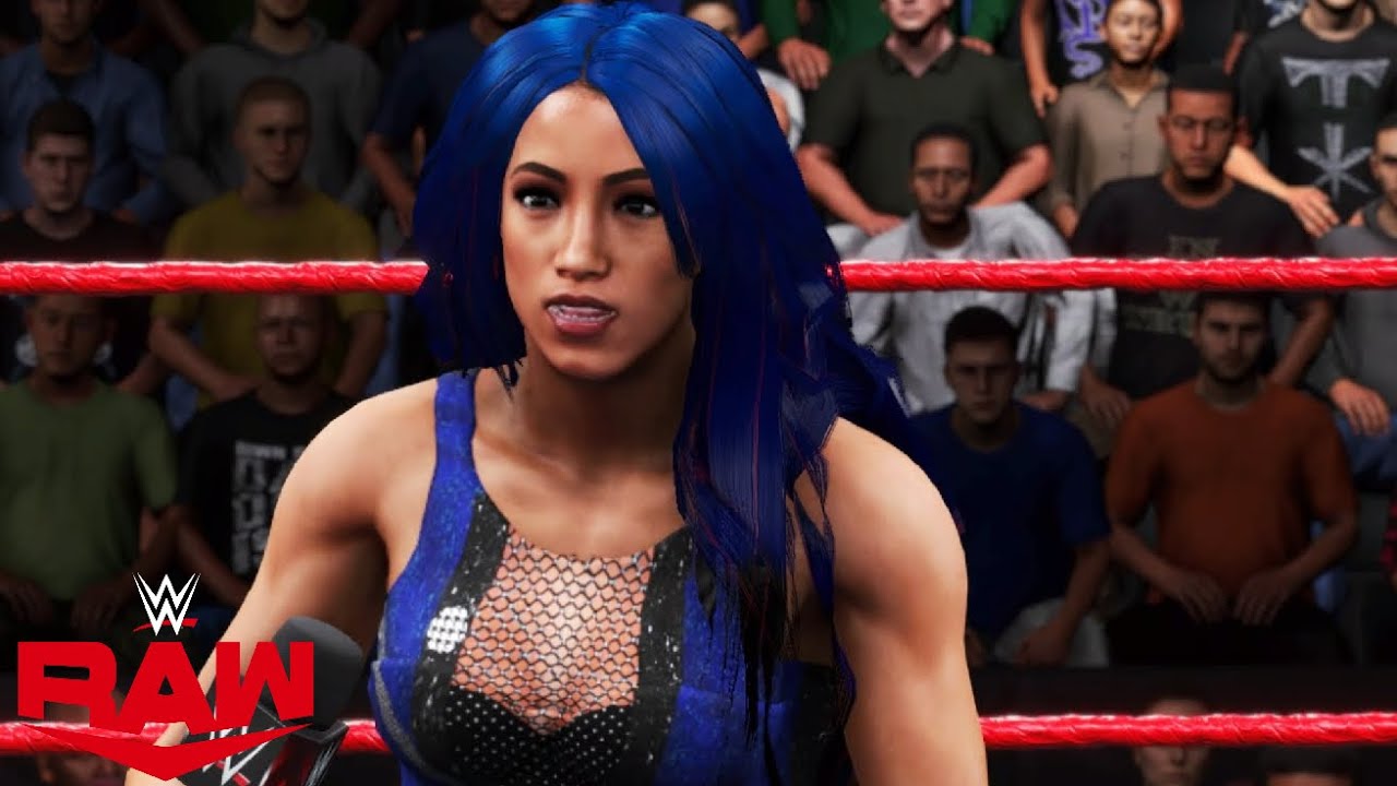 WWE 2K20 RAW SASHA BANKS TALKS ABOUT HER SURVIVOR SERIES' OPPONENTS