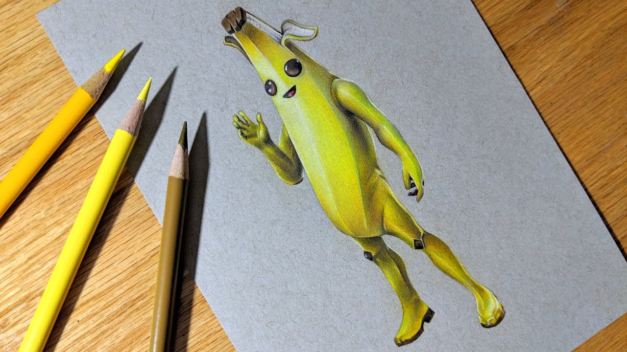 Speed Drawing | PEELY from FORTNITE