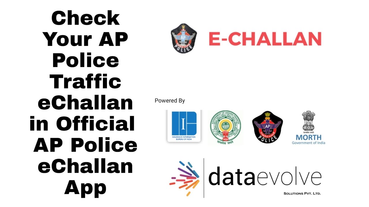 How to Check AP Police Traffic eChallan in Official  AP Police eChallan App