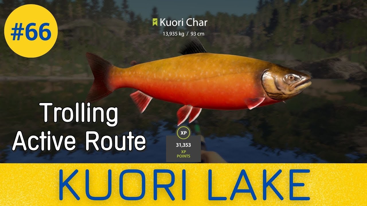 Russian Fishing 4 - Kuori Lake - Trolling Route - #66