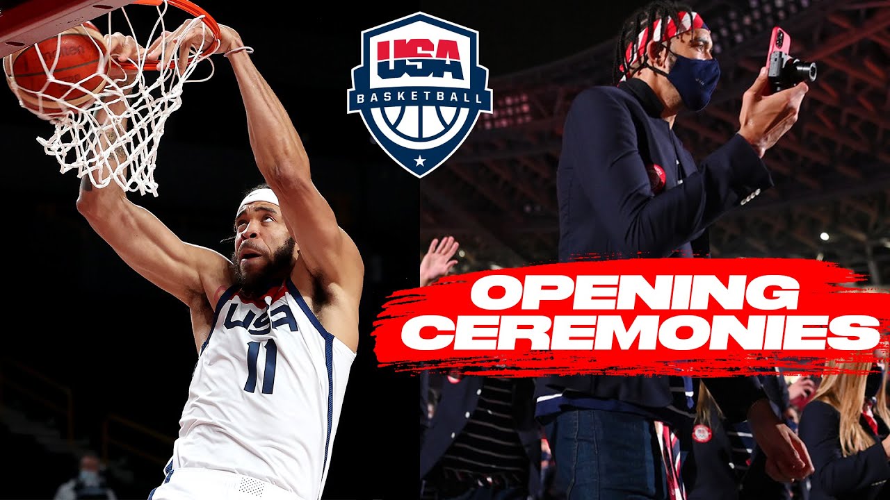 Церемония открытия Олимпийских игр 2021 года в Токио со сборной США! | JAVALE MCGEE VLOGS
