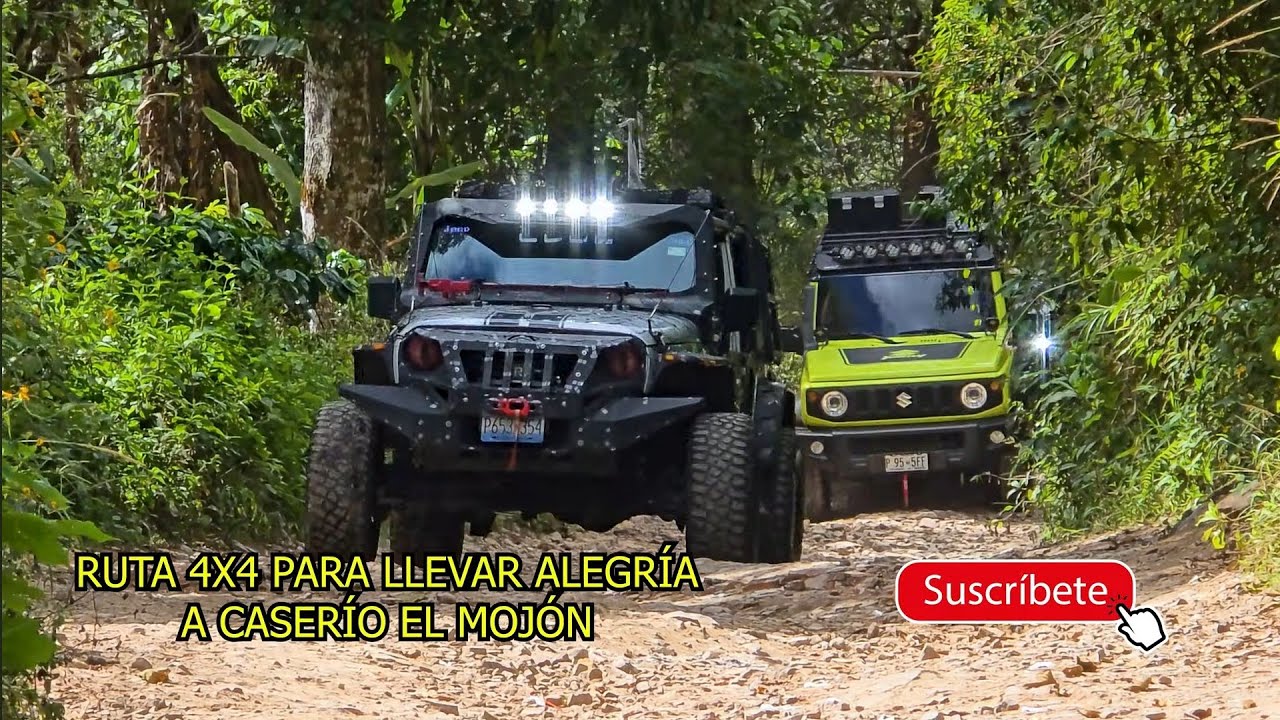 Caravana De La Alegría,Viajando a Caserío Honduritas En La Palma,Chalatenango.CLUB JEEP EL SALVADOR.
