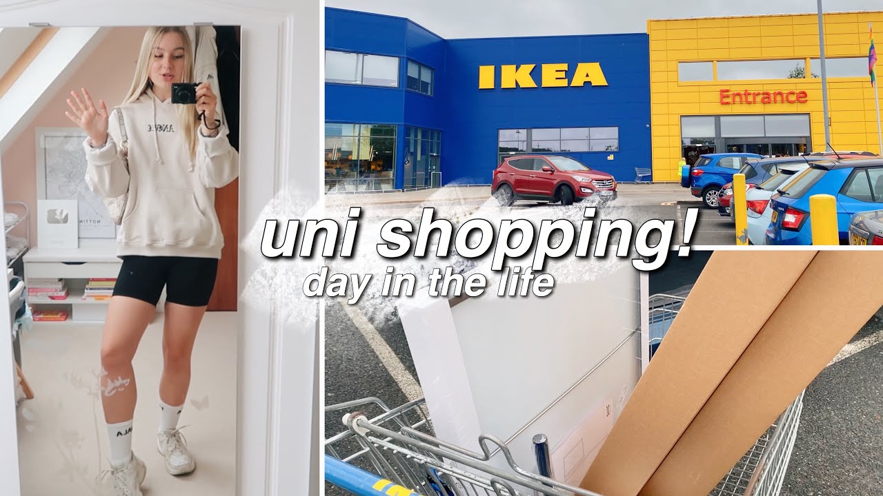 shopping for my new uni room! | day in the life vlog