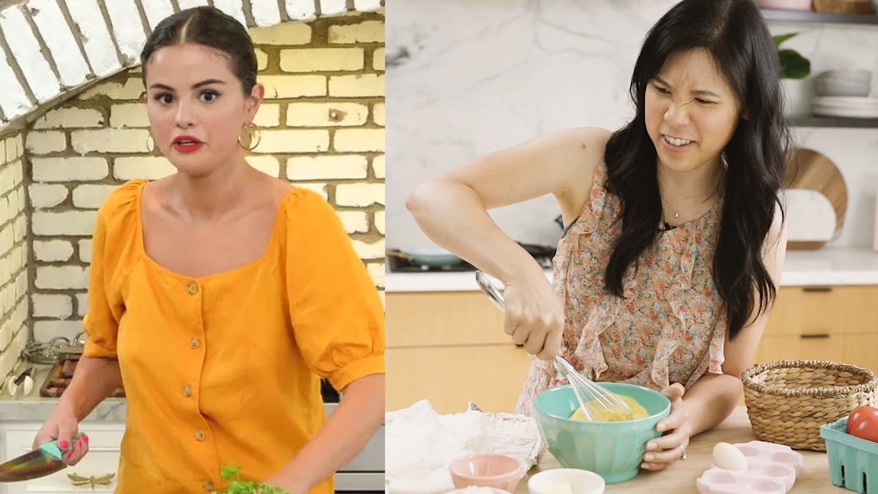 Trying SELENA GOMEZ + CHEF LUDO'S OMELETTE Recipe