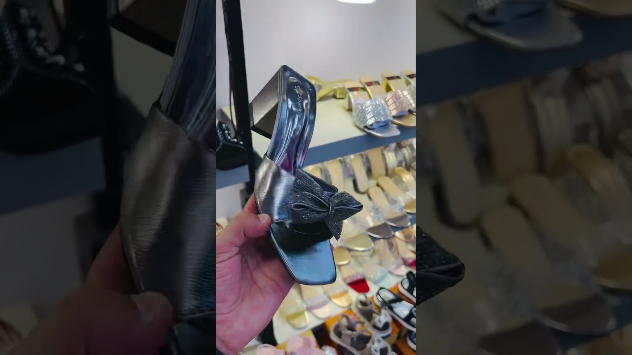 New design block  heel in rubber sole #bachashoes#newdesign#sendal#block#heel#youtubeteam#viralveido