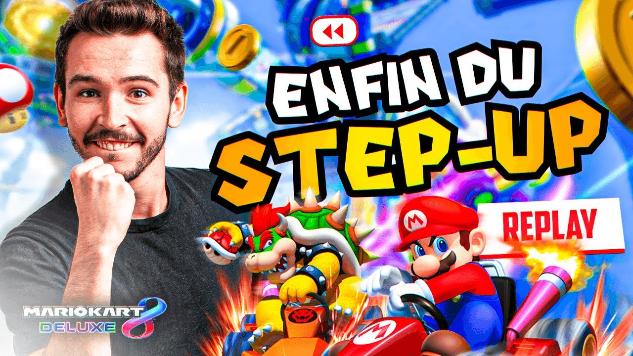 J'AI ENFIN PROGRESSÉ ! (Mario Kart avec beaucoup trop de monde)