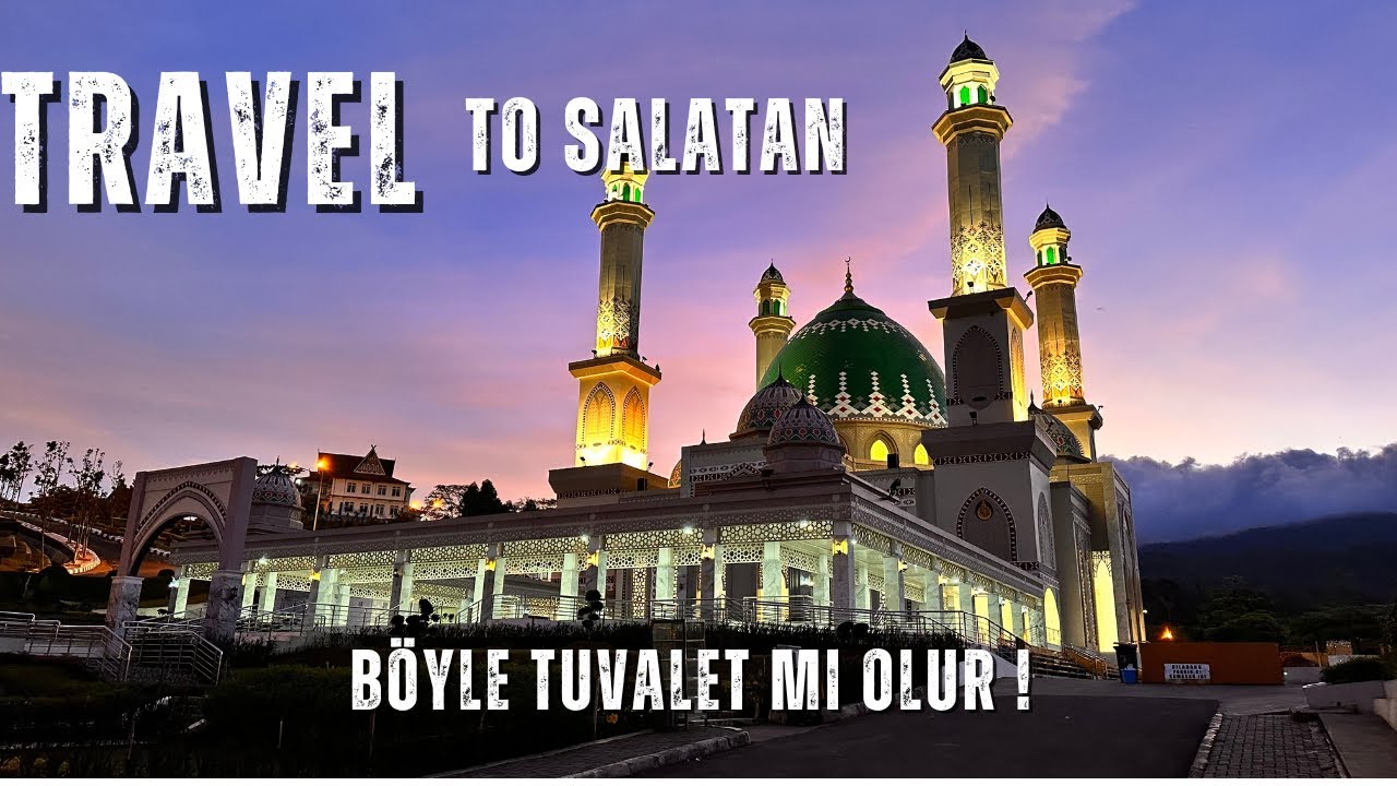 ENDONEZYA SUMATRA ADASI  MASJİD AGUNG SYAHRUN NUR CAMİİ#62#gezginhayta #d&uuml;nyaturu