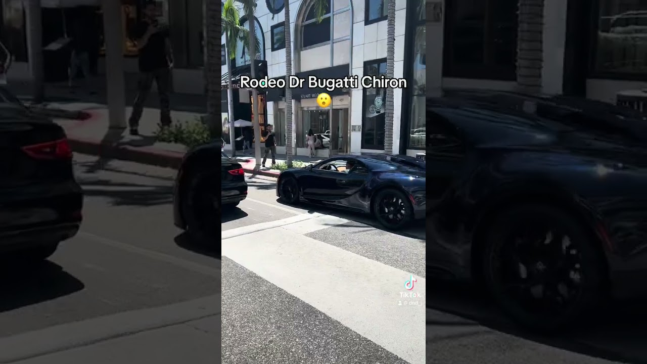 Bugatti Chiron on Rodeo Dr #bugatti #california #rich #luxury