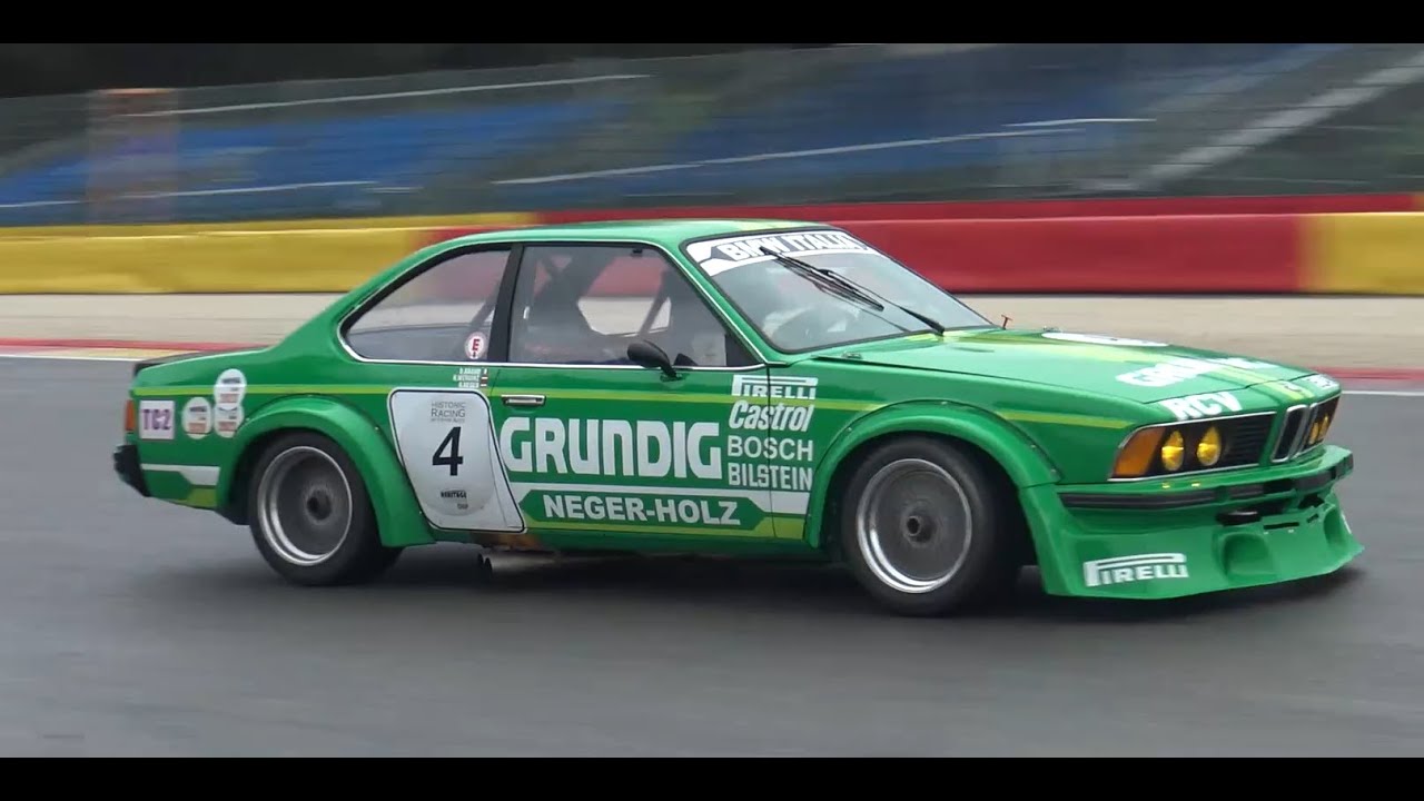 BMW 635 CSI Group 2 on Spa & N&uuml;rburgring : Pure Sound Straight-Six ! [HD]