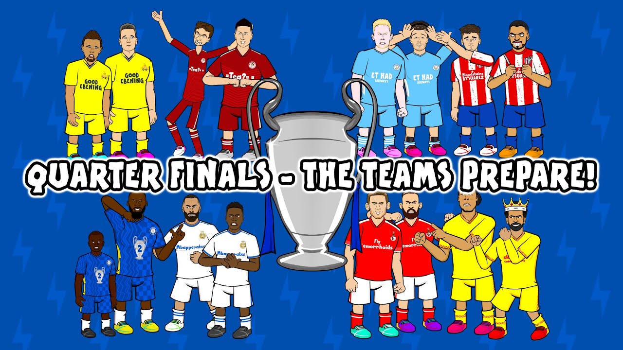 442oons PREVIEW of the UCL Quarter Finals!