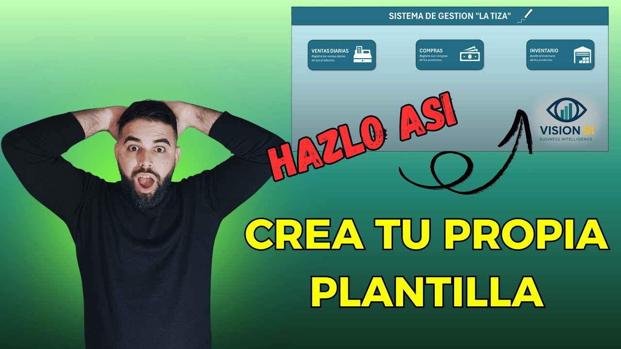 Cómo crear un Sistema de Gestión en Excel PASO A PASO | Tienda pequeña La Tiza #excel #template