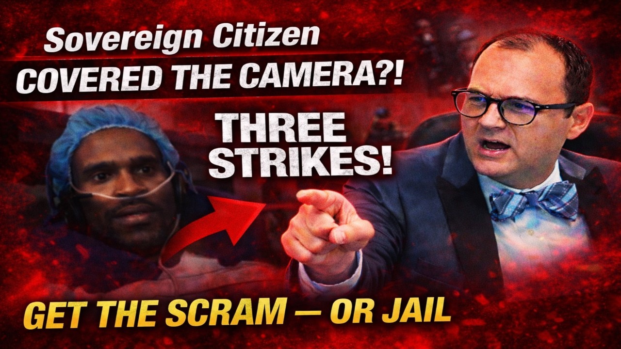 Sovereign Citizen Warned by Judge David Fleischer: “Three Strikes” After Camera Cover & SCRAM Order