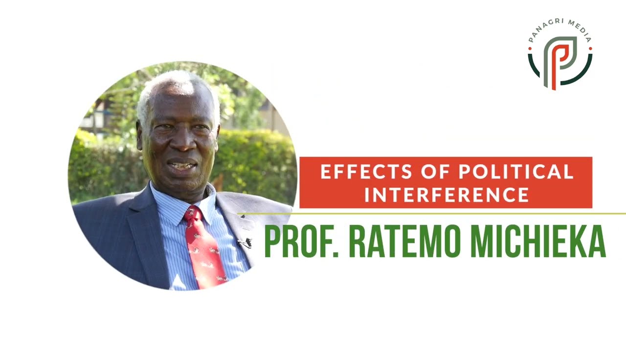 PROF MICHIEKA ON POLITICAL INTERFERENCE IN PUBLIC INSTITUTIONS