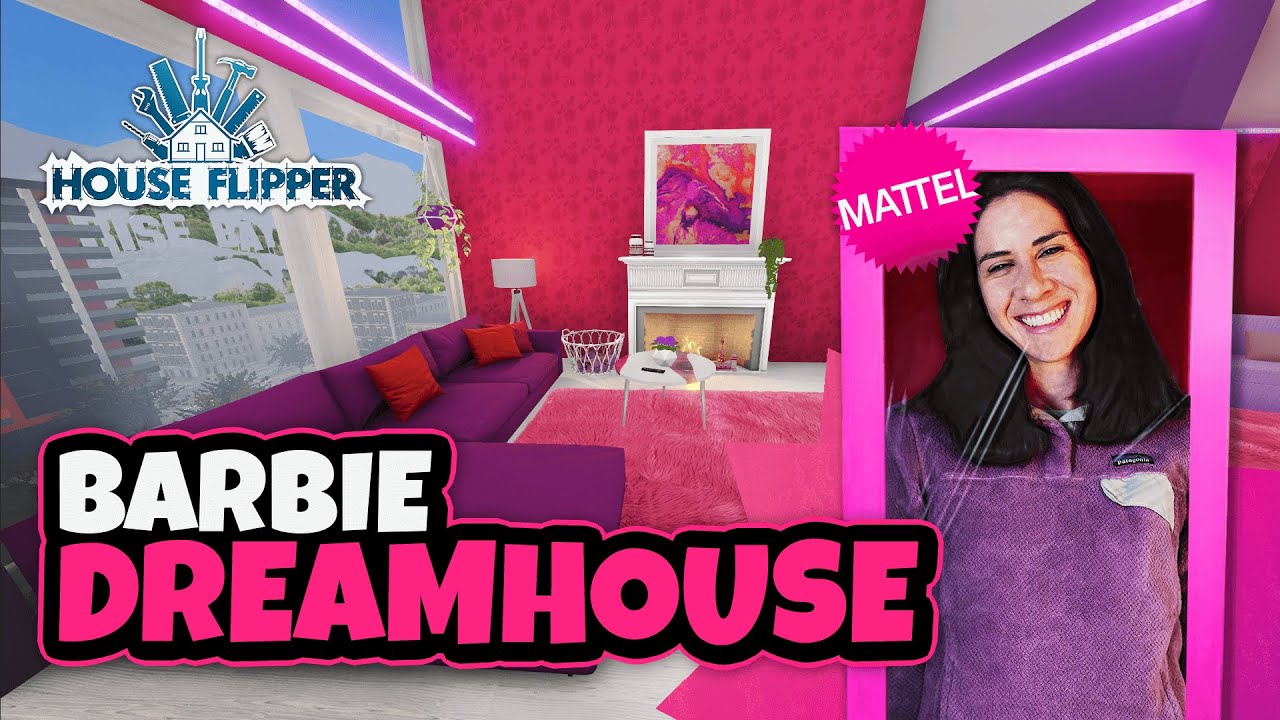 I made a BARBIE DREAMHOUSE! 💗 House Flipper