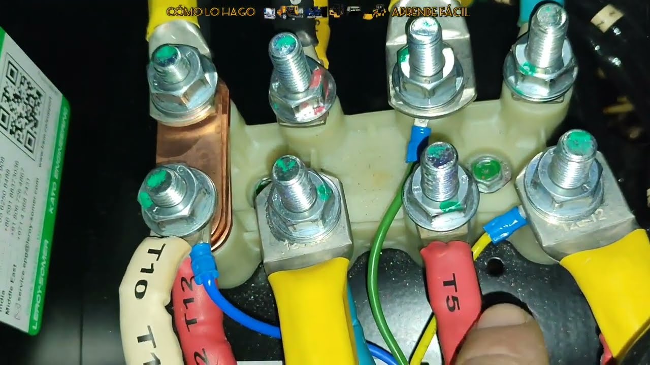 GENERADOR ELÉCTRICO TRIFÁSICO TEKSAN. CONFIGURACIÓN DE VOLTAJE 220/380/440.