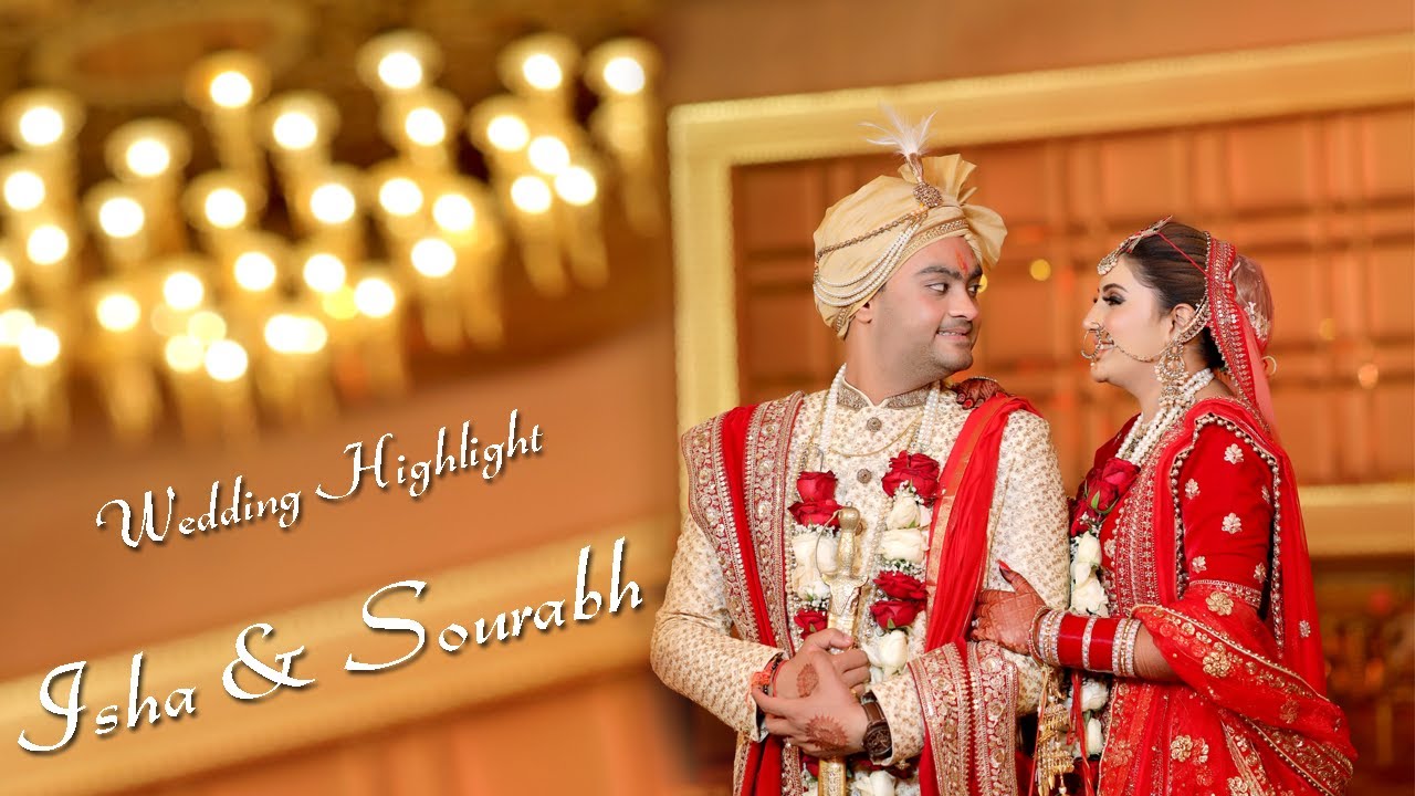 isha & sourabh _ Best Wedding Highlight_ Rajan studio ambala 7404143689
