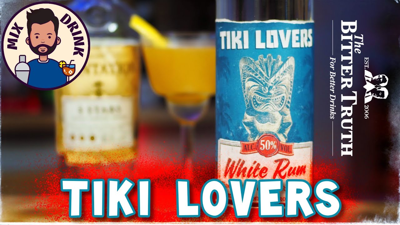 100 PROOF Rum / 50% Ром Тики ЛОВЕРС / TIKI LOVERS коктейль Полковник Уорд / Colonel Ward cocktail