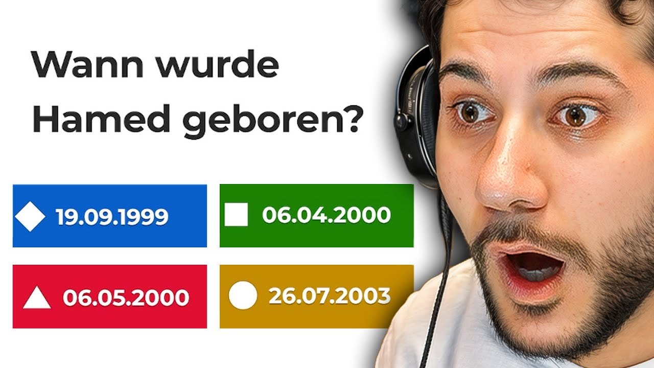 Ein Zuschauer Kahoot Quiz Über Mich!?