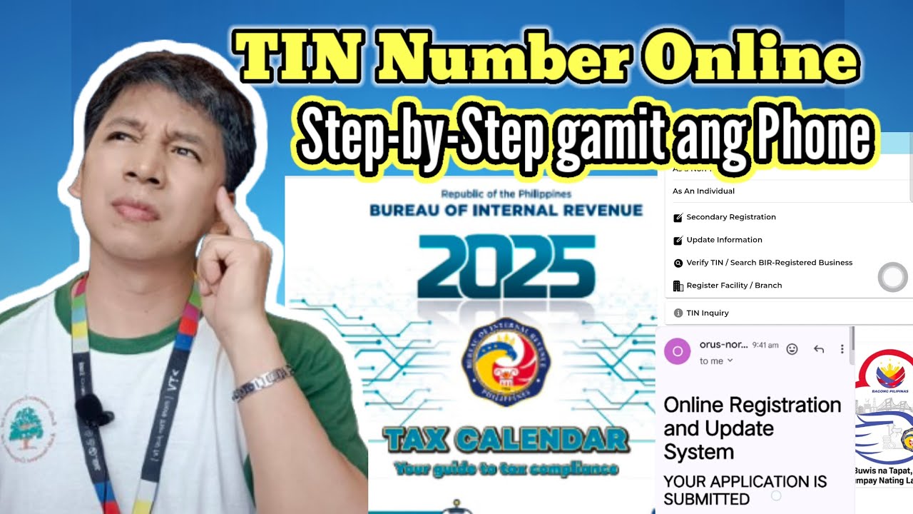 Paano Mag-Apply ng TIN Number Online Gamit ang Phone | Step-by-Step Tutorial (BIR ORUS E.O.98)