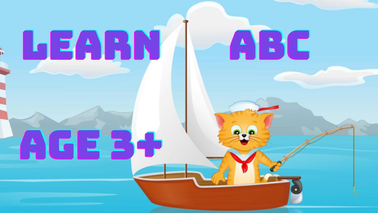 Learn Letters with Captain Cat | Intellijoy | Kids ABC Letters App | Full 1-hour video