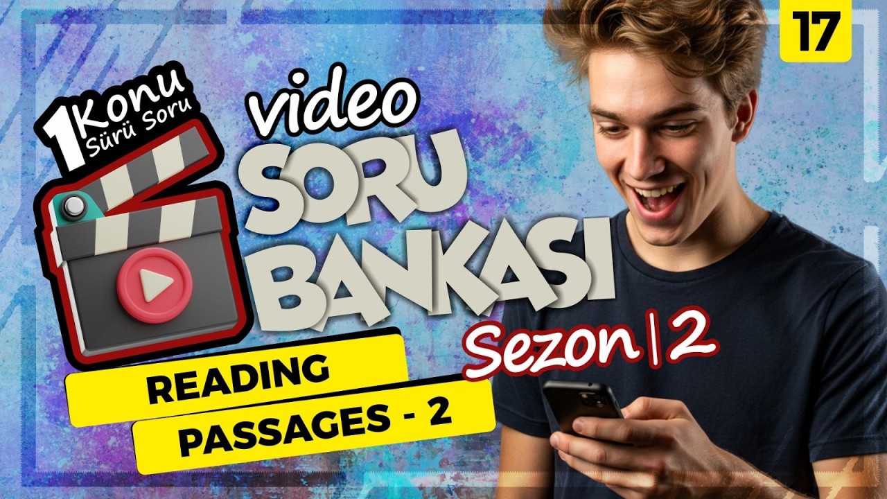 READING PASSAGES YKS-DİL (YDT), YDS, YÖKDİL Video Soru Bankası - Sezon 2