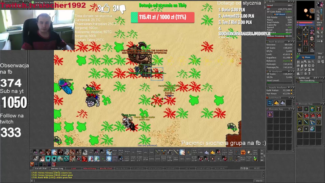 Tibia cult boss Sandking