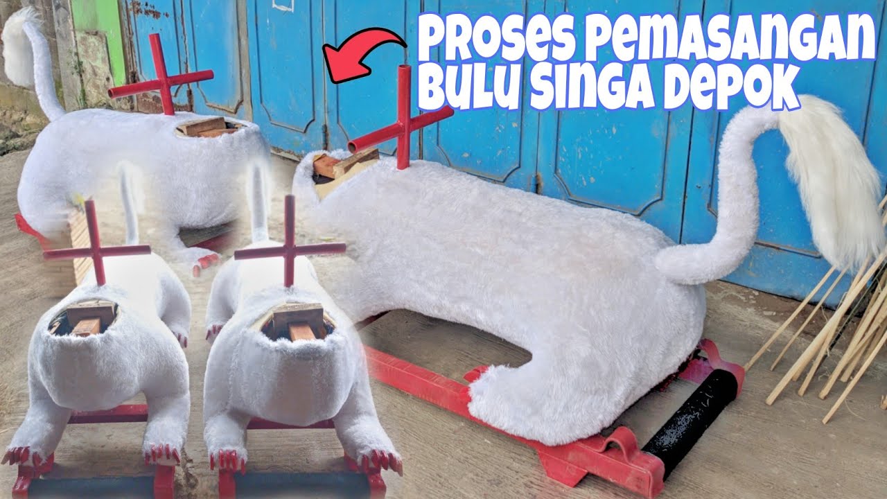Proses Pemasangan Bulu Singa Depok Terbaru ‼