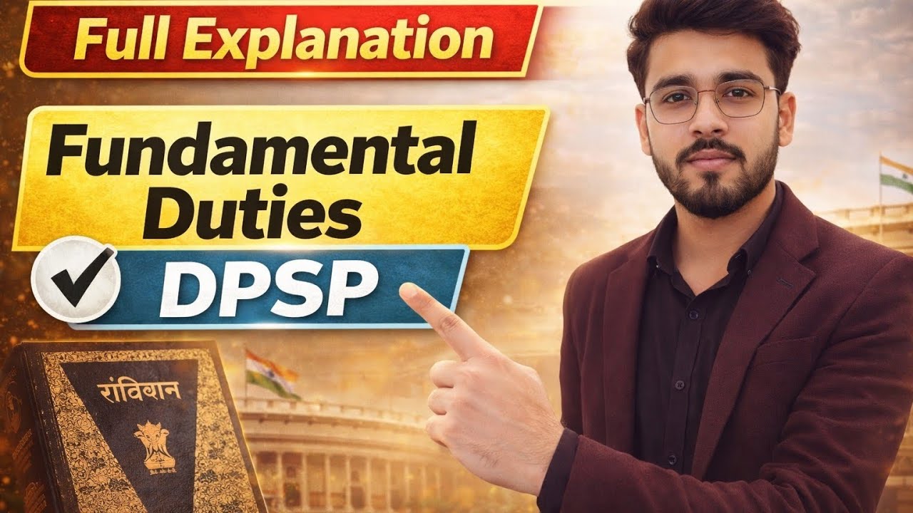 DPSP vs Fundamental Duties Full Chapter | Indian Constitution Part 4 & 4A Explained in Hindi