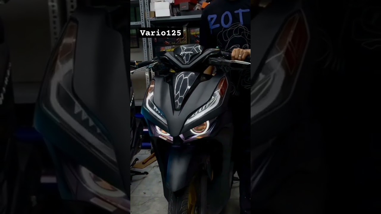 vario 125 modifikasi lampu led