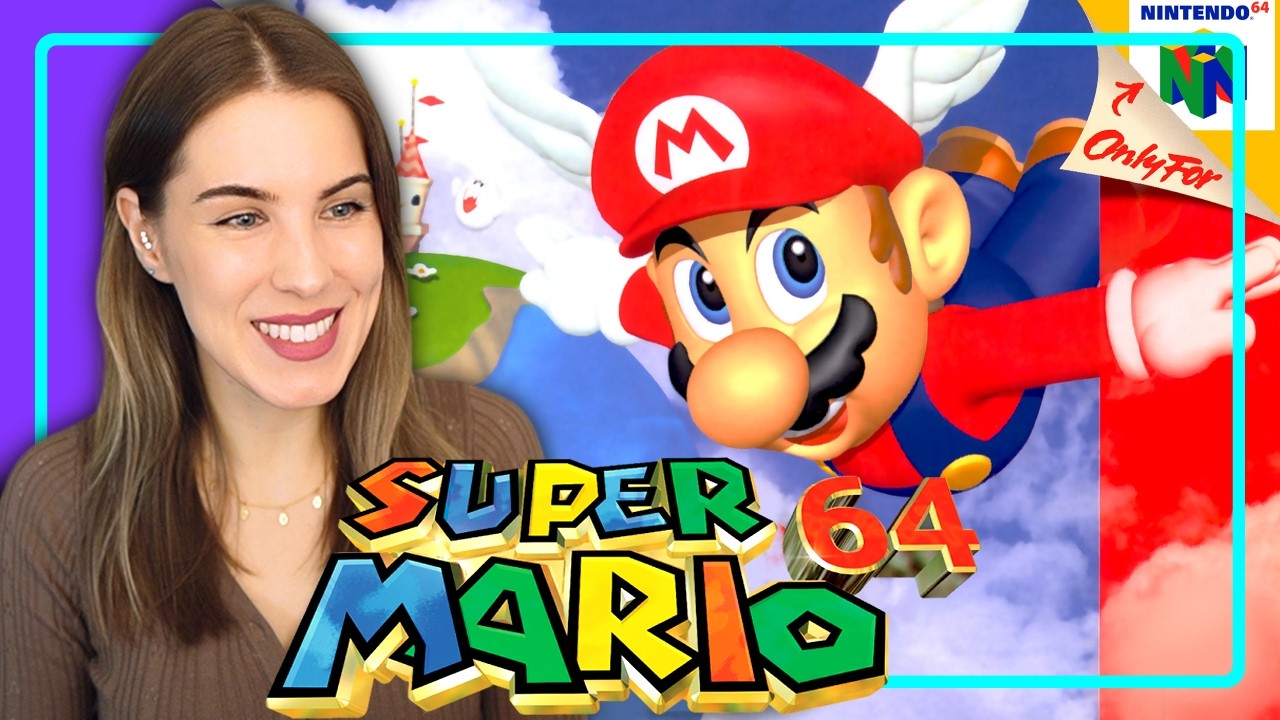 MY FIRST TIME PLAYING MARIO 64! |  First Playthrough Super Mario 64 - Part 1