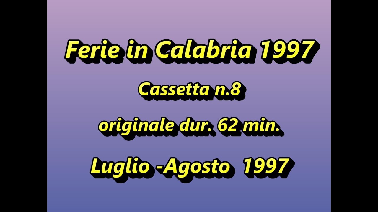 ferie in Calabria 1997 parte 8