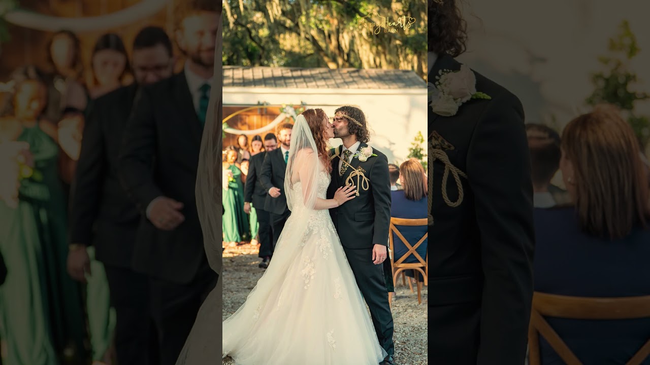 The Perfect Wedding Venue for Your Dream Day 🤍 | Wedding Highlights #happyheartsbarn