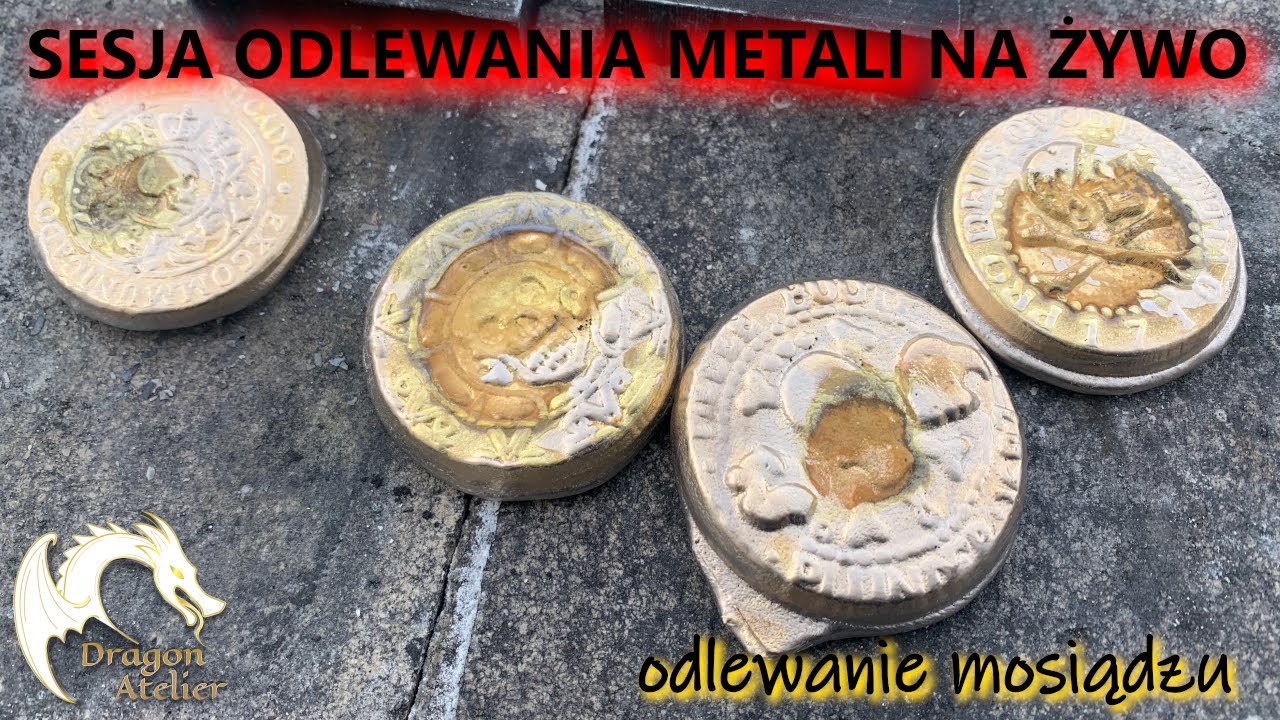 Spontaniczny LIVE odlewniczy - odlewamy mosiądz