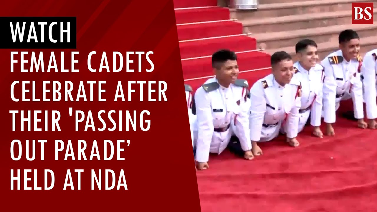 Watch: Female cadets celebrate after their 'Passing Out Parade’ at National Defence Academy, Pune