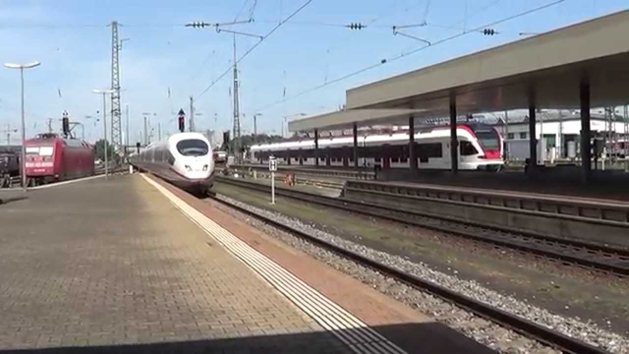ICE Züge in Basel Bad Bf