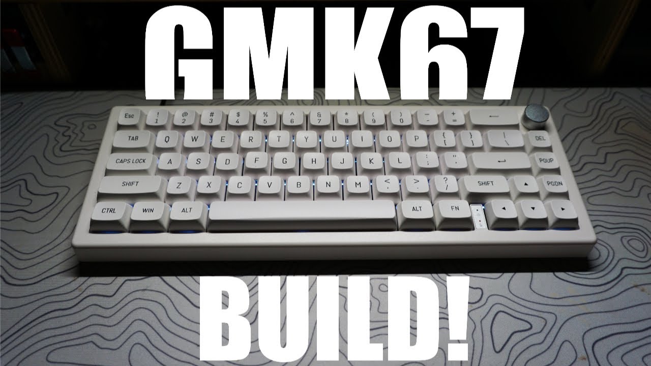 GMK67 Minimal Keyboard Build (extremely silent)