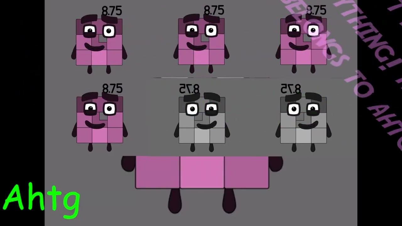 (RQ) 8.75 numberblock Sparta customer 2.0 remix