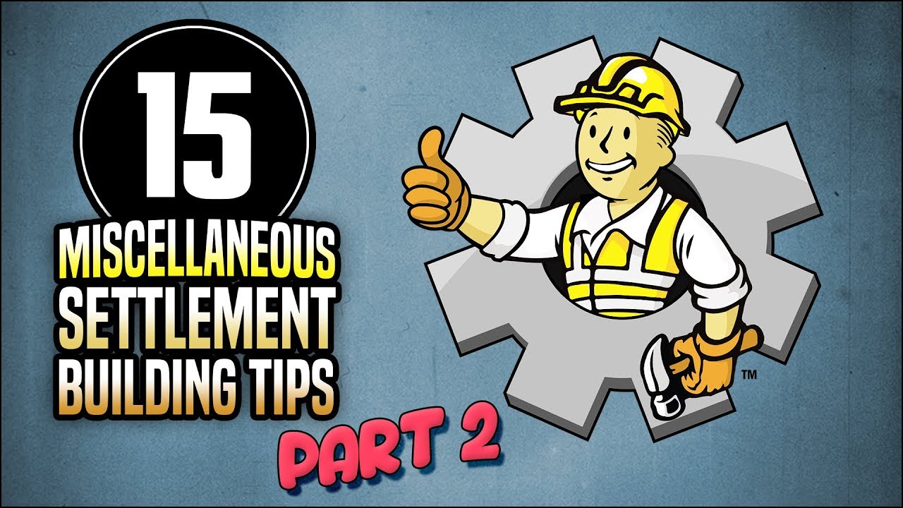 15 разных советов по строительству (часть 2) 👷 Fallout 4 No Mods Shop Class