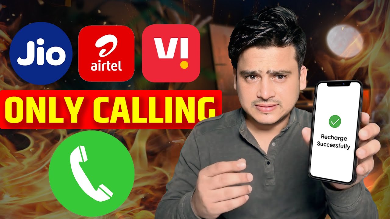Only Calling Plans - Jio, Airtel, Vi | BEST & CHEAPEST Recharge Plan (2025-2026)