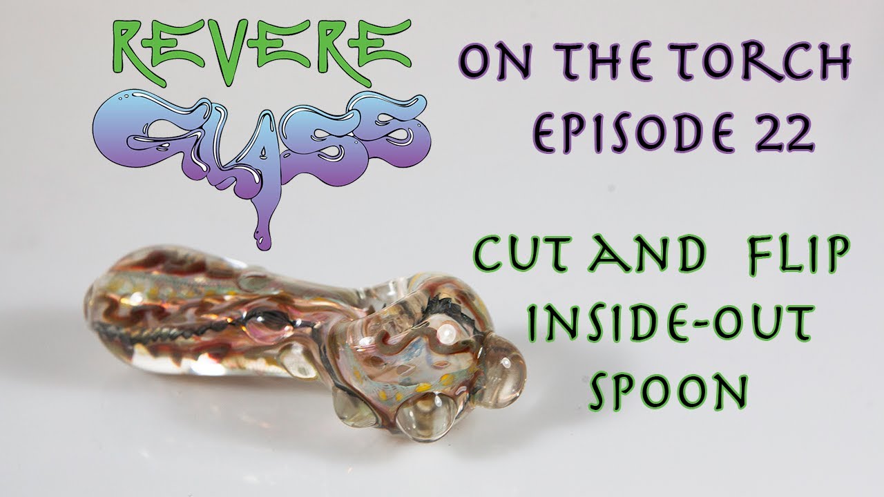 How to Blow a Glass Pipe (Inside-out, Cut and Flip Method) || REVERE GLASS ||