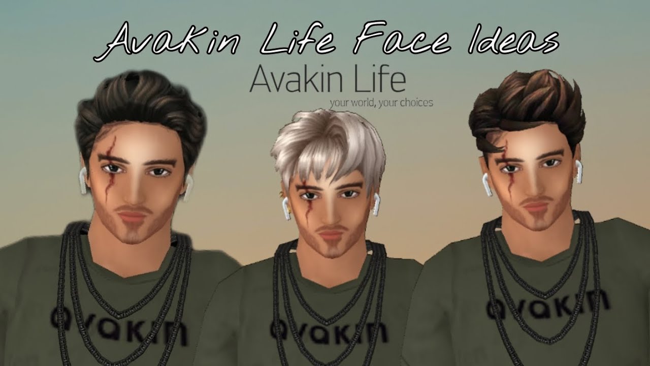 Avakin Life Male Face Creation | Face Ideas - Avakin Life
