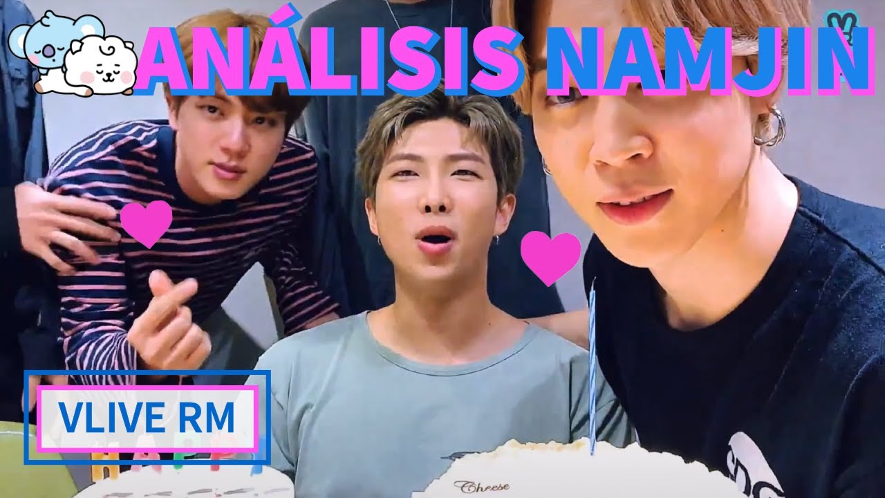 [ENG SUB] NAMJIN Analysis 🐹💕 (VLIVE RM Birthday)