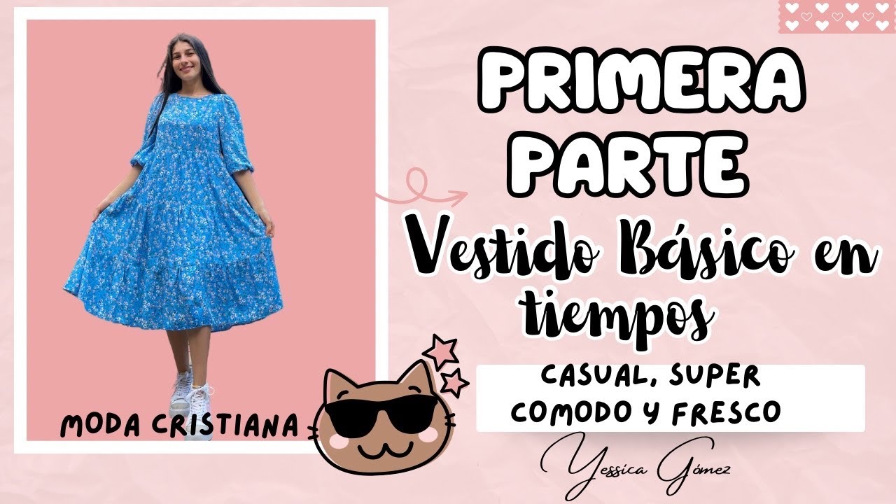 Patronaje Vestido Casual para Cristianas