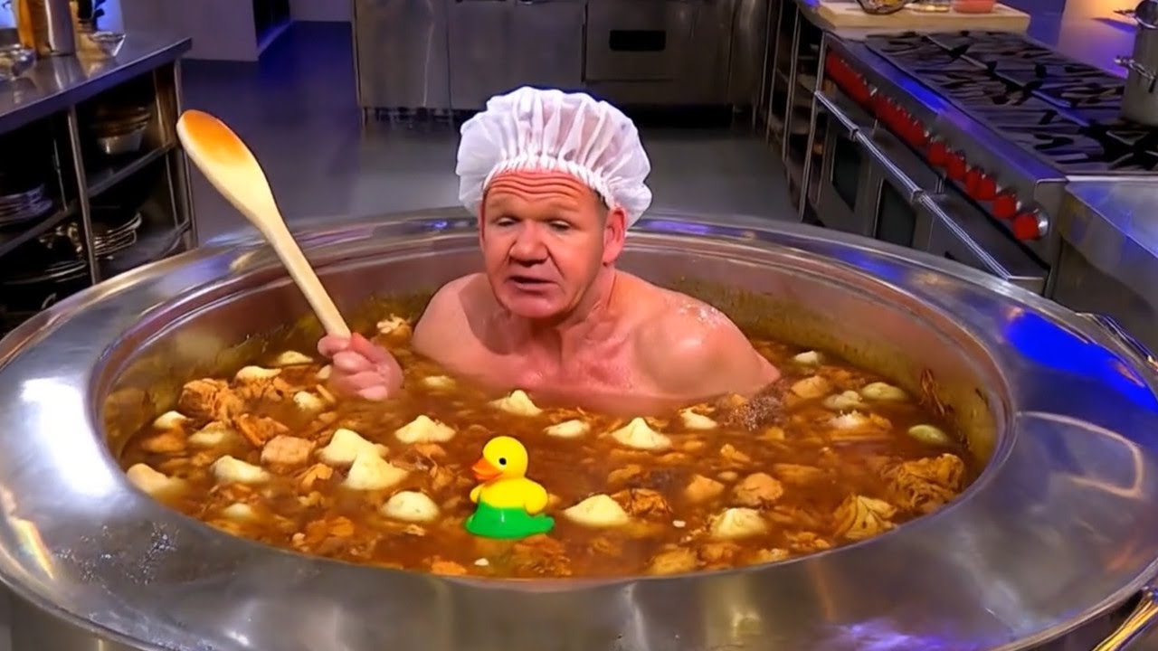 PRO chef Gordon Ramsay AI has lost the plot .