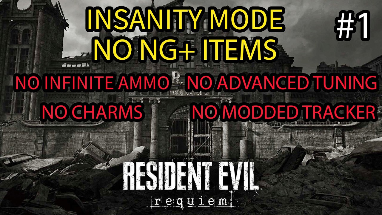 RESIDENT EVIL: requiem INSANITY MODE FINISHED WITHOUT NG+ ITEMS! [1/2]