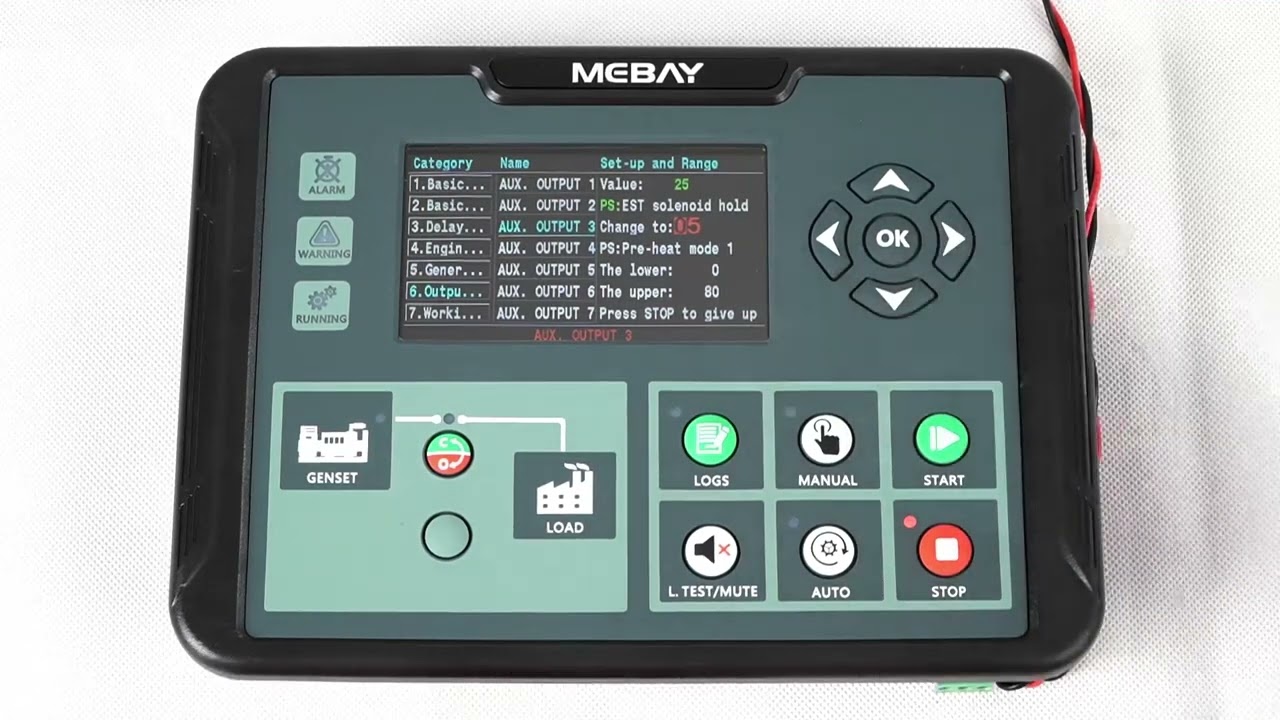 How to Realize Generator Preheating Function? MEBAY Generator Controller DC90D Can Help You.