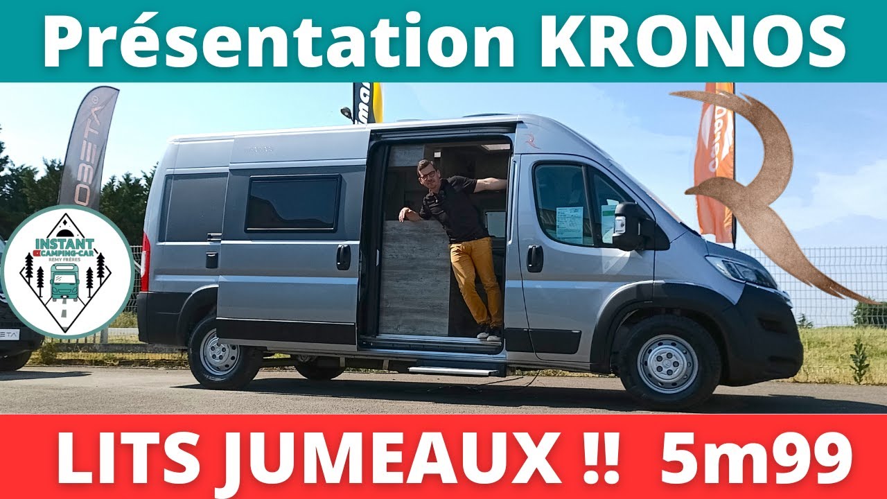 5m99 avec LITS JUMEAUX ! Présentation fourgon ROBETA KRONOS modèle 2023 *Instant Camping-Car*