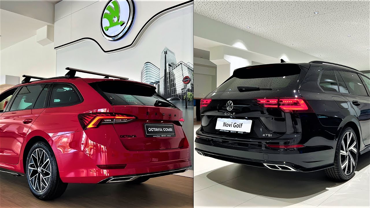 New Volkswagen Golf Variant 2023 vs New Skoda Octavia Combi 2023 -    Comparison by Supergimm